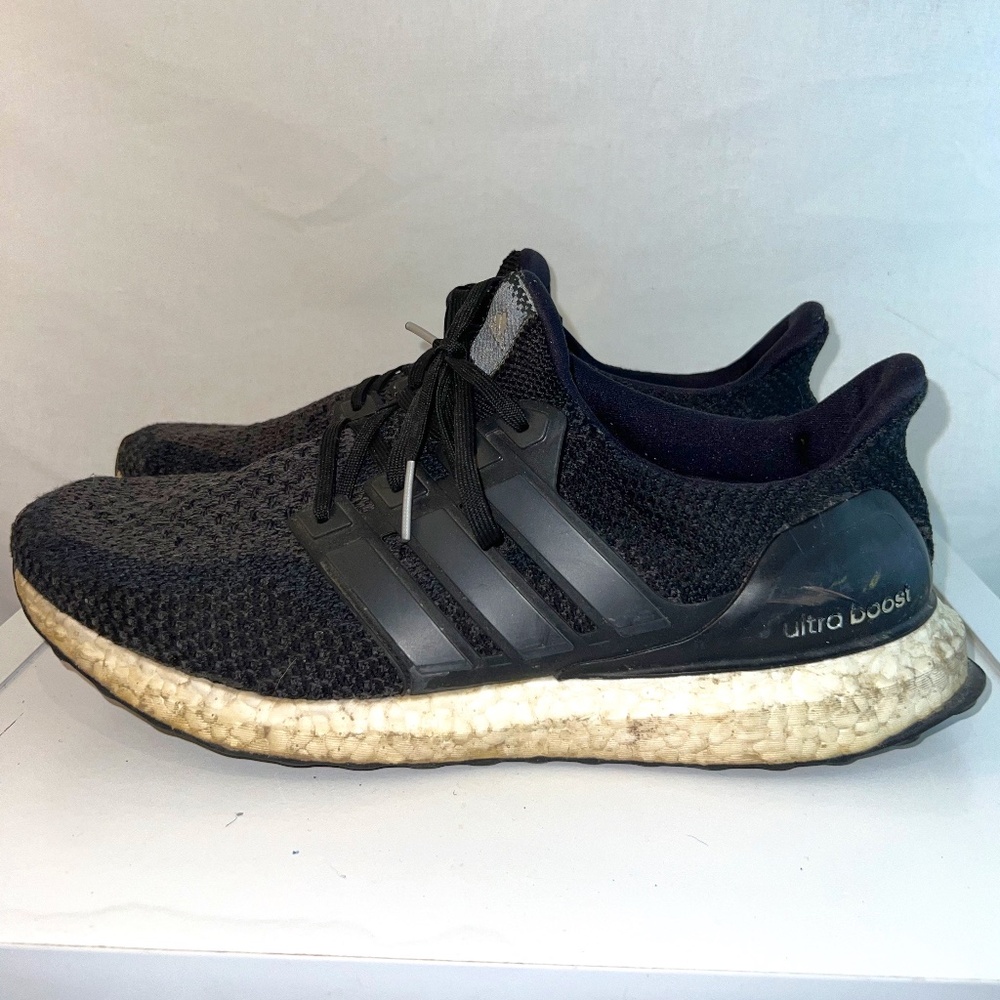 Adidas Ultra Boost 2.0 - Black- Men's 10.5 - Rare Sneakers - Prime Knit - BB3909